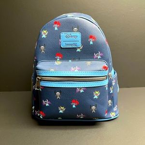 RARE 2019 Loungefly Halloween Stitch mini backpack